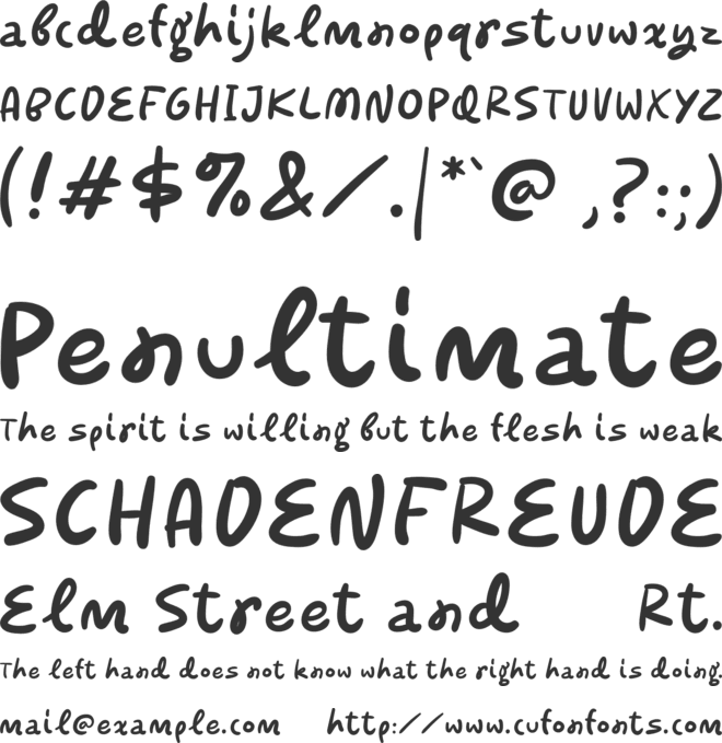 Sierra Moon font preview