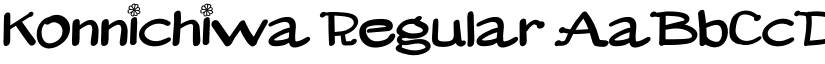 Konnichiwa font download