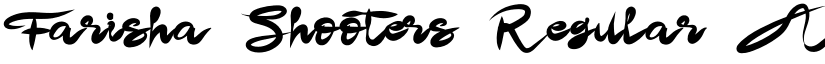 Farisha Shooters Regular font