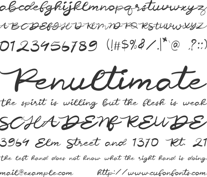 Silaru Squad font preview