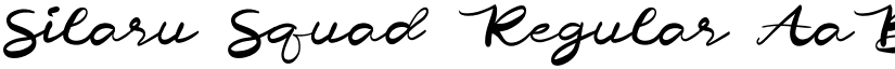 Silaru Squad Regular font