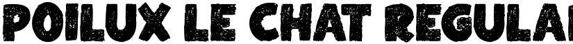 Poilux le Chat Regular font