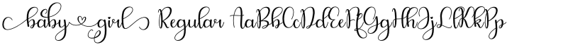 Baby Girl font download