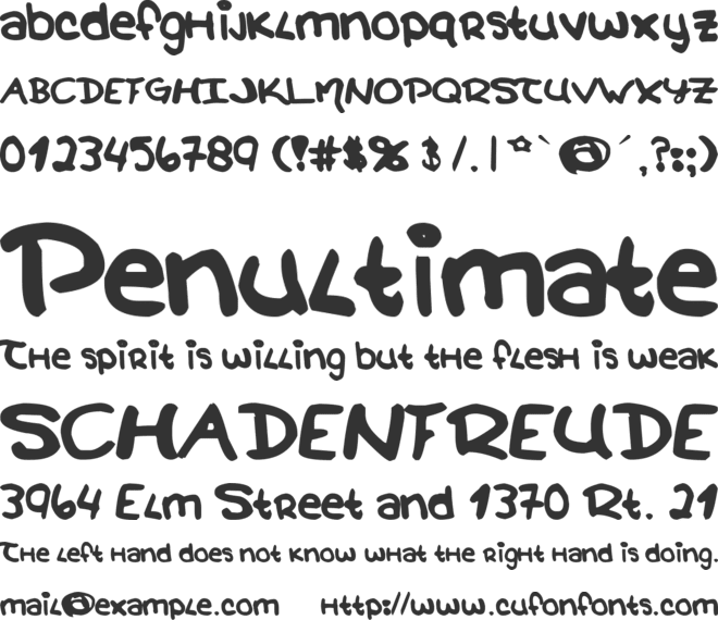 Magical Wands font preview
