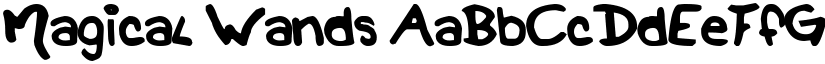 Magical Wands font