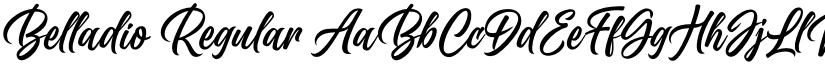Belladio Regular font