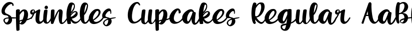 Sprinkles Cupcakes Regular font