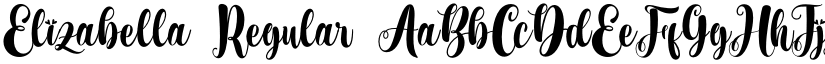 Elizabella Regular font