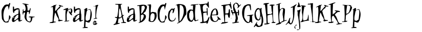 Cat Krap! font