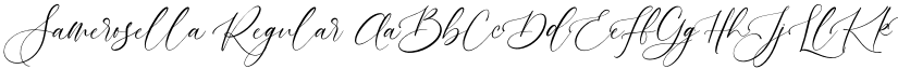 Samerosella Regular font
