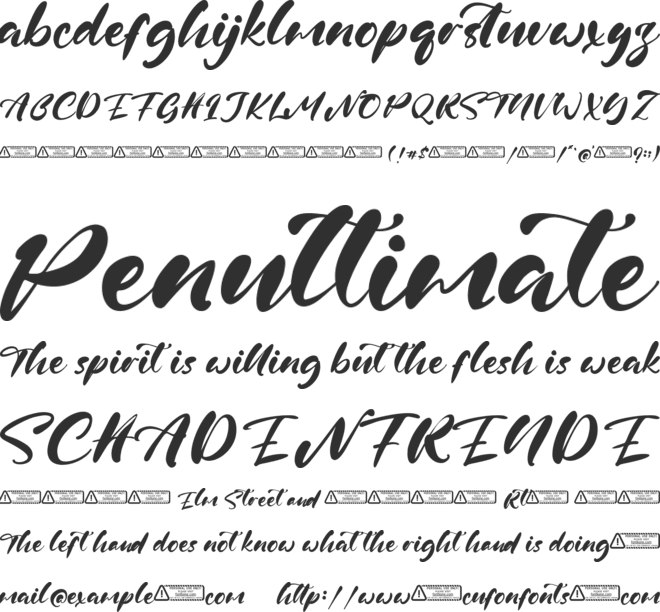 Ritta Kelly font preview