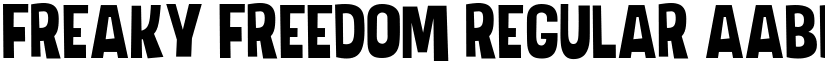 Freaky Freedom Regular font