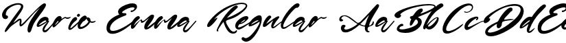 Mario Emma Regular font