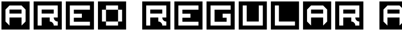 AREO Regular font