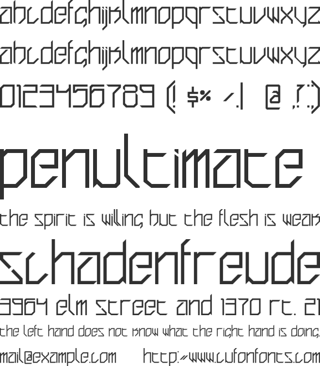 brutl demo font preview
