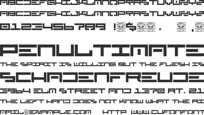 Orientalismus font preview