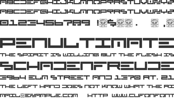 Orientalismus font preview