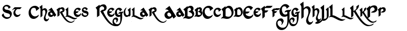 St Charles Regular font