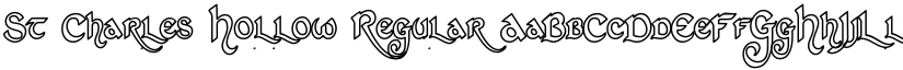 St Charles Hollow Regular font