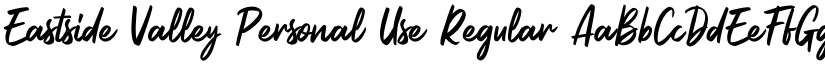 Eastside Valley Personal Use Regular font