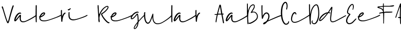 Valeri Regular font