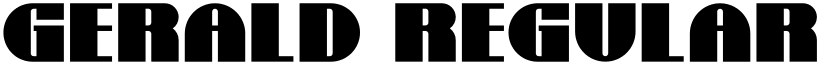 Gerald Regular font