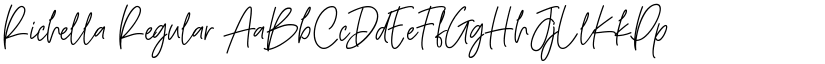 Richella Regular font