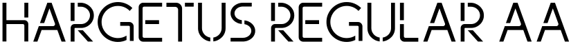 Hargetus Regular font