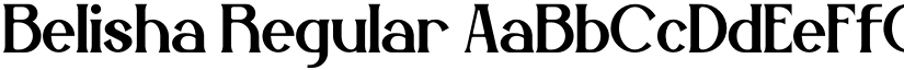 Belisha Regular font
