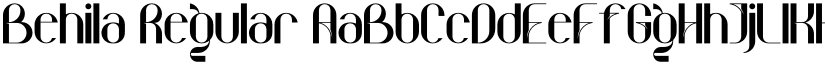 Behila Regular font