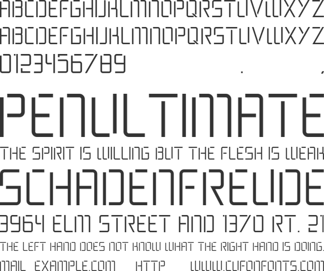 FANTEO font preview