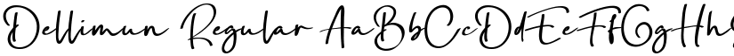 Dellimun Regular font