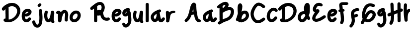 Dejuno Regular font