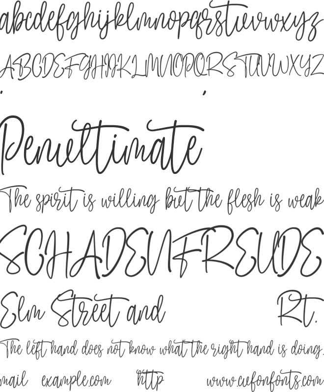 Brittwey font preview