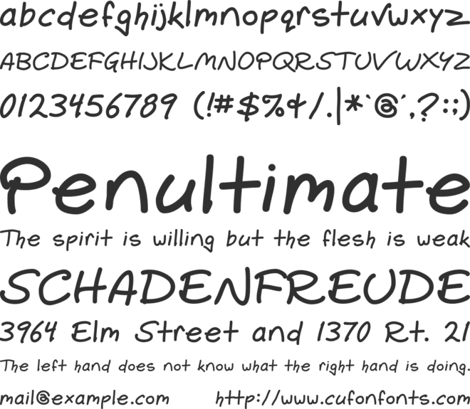 Gemelli font preview