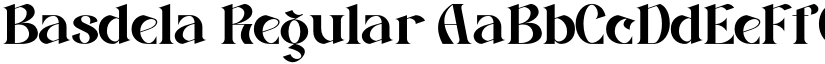 Basdela Regular font