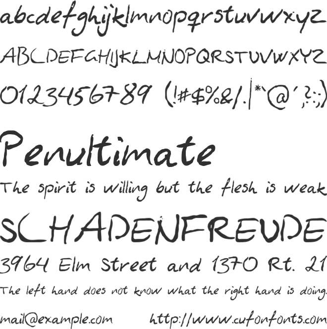 Asphyxiate font preview