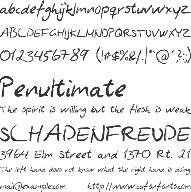 Asphyxiate font preview