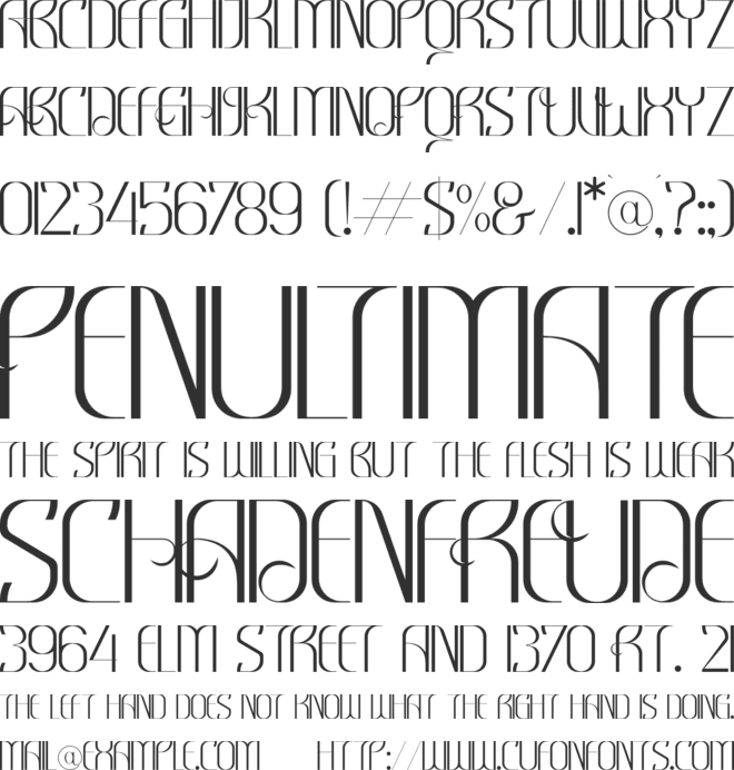 Amarta font preview