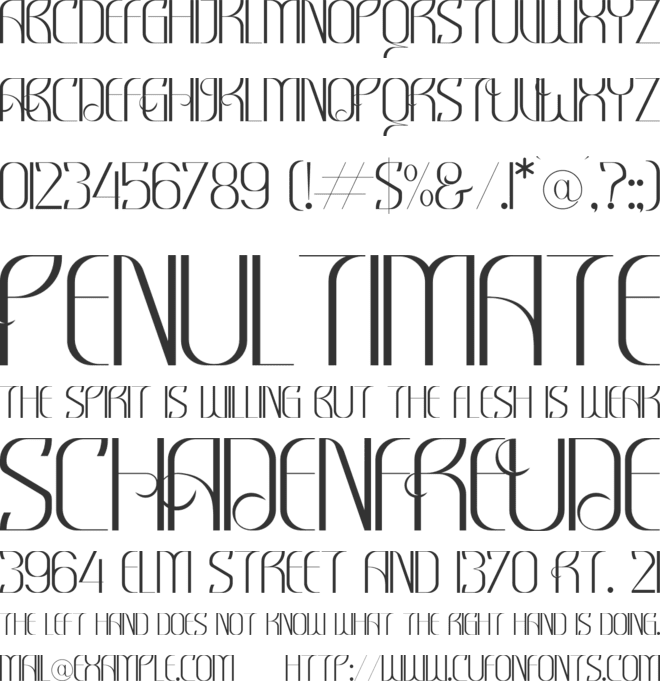 Amarta font preview