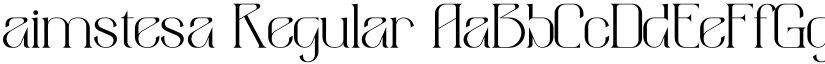 aimstesa font download