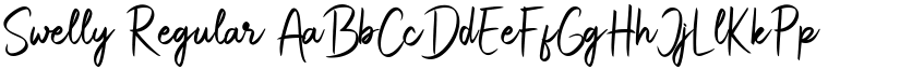 Swelly Regular font