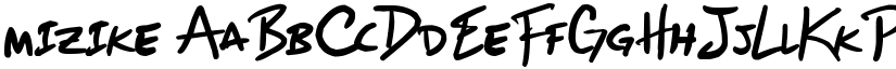 Mizike font download