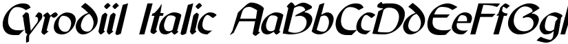 Cyrodiil Italic font