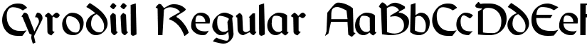 Cyrodiil Regular font
