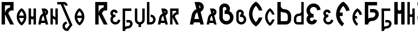 Romanjo Regular font