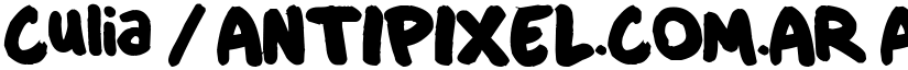 Culia / ANTIPIXEL.COM.AR font