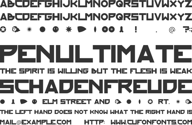 KraftUndStil font preview