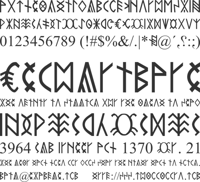 Rovas Kiterjesztett font preview