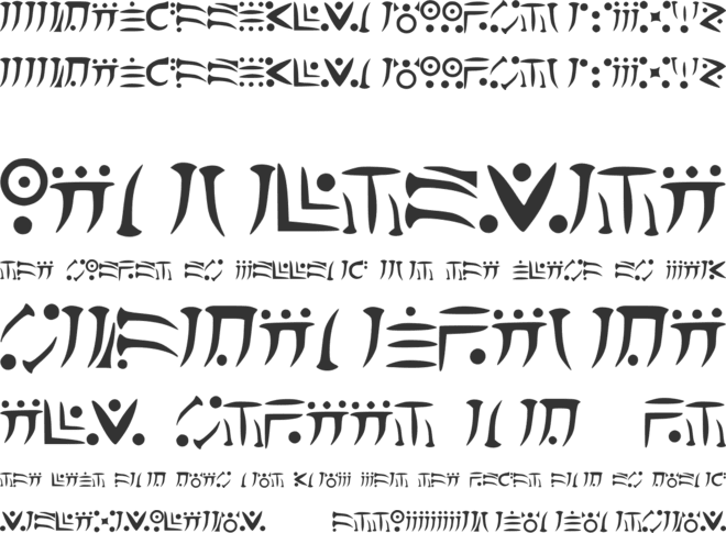 Dragomooriya font preview